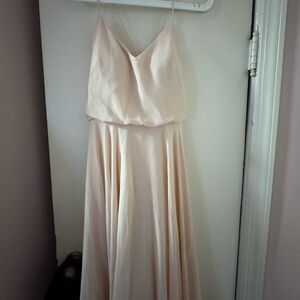 Jenny Yoo Inesse Dress in Soft Blush — Size 2